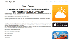 Desktop Screenshot of jacks-apps.com